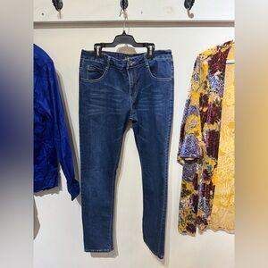 Classic Indigo Straight-Leg Jeans